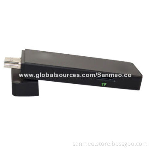 Android Dual-core TV Box, 512MB RAM/4GB ROM, Wi-Fi, SD Card, USB Host 2.0, External USB Wi-FiNew